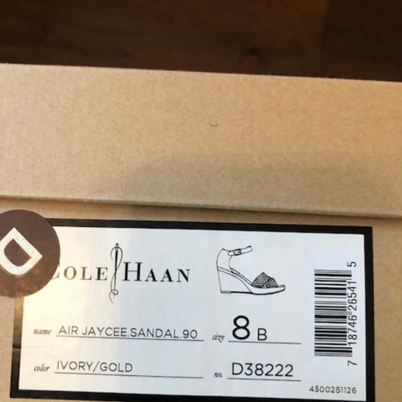 Cole Haan Wedge Sandal - Size 8 - Picture 6 of 6
